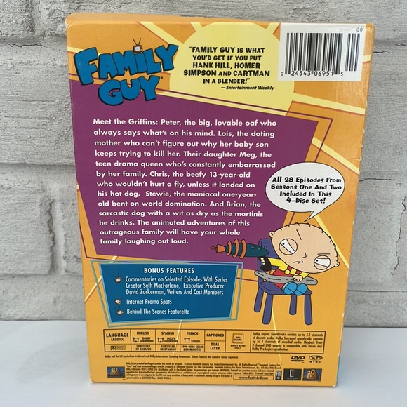Family Guy Season 1&2 DVD Set - Picture 4 of 6